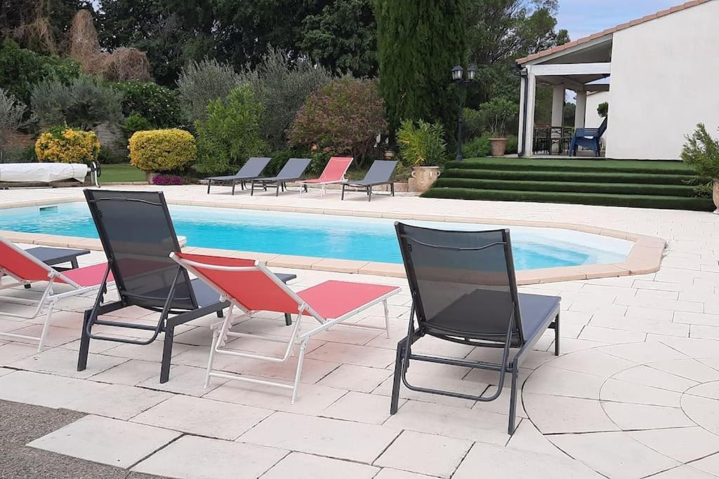 Villa L'Estel En Campagne Avec Piscine Privee Proche Arles Et Avignon Tarascon Luaran gambar